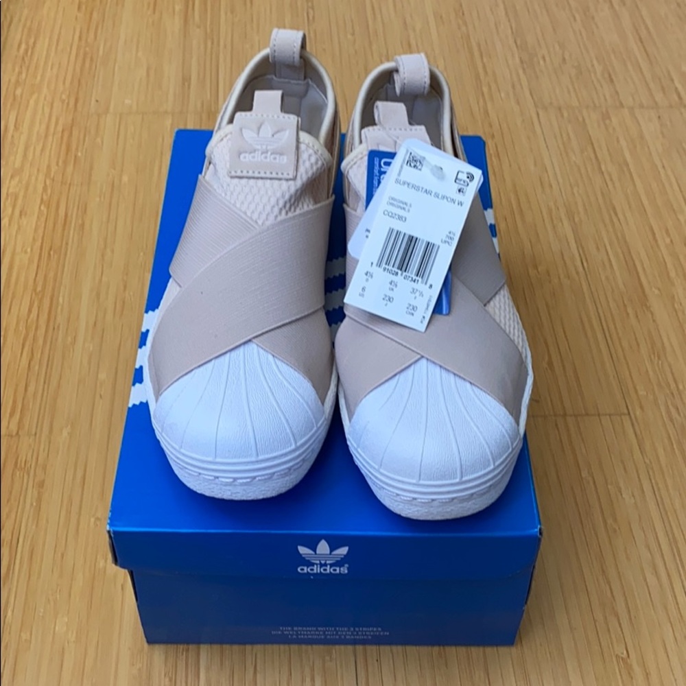 Adidas superstar slip-on in size 6